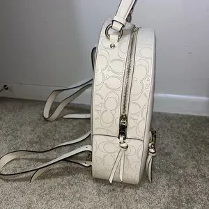 Coach | Bags | Coach Offwhite Signature Backpack | Poshmark display picture 2